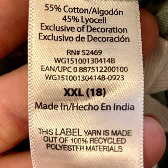 WONDER NATION Girl’s Shorts, BUNDLE of Two, Size XXL (18) - Picture 12 of 13